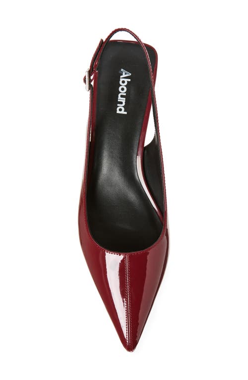 Abound Lidia Slingback Kitten Heel Pump In Red Grape