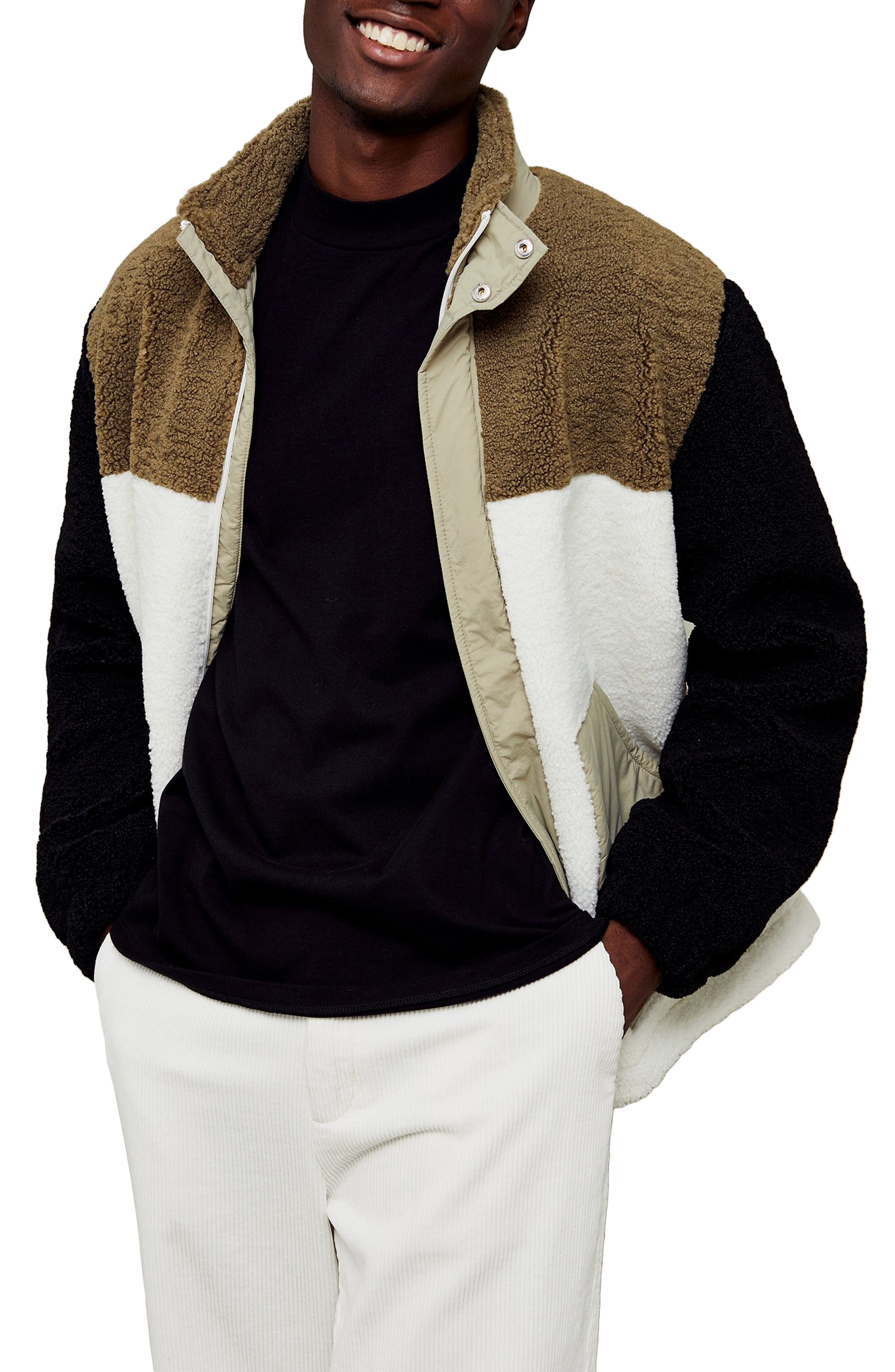 topman fleece jacket
