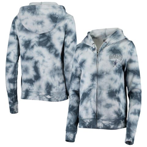 Women's New Era Camo Dallas Cowboys Raglan Full-Zip Hoodie