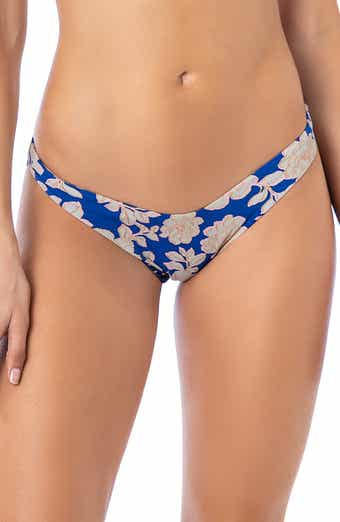 Maaji Stone Blue Splendour High Leg Bikini Bottom