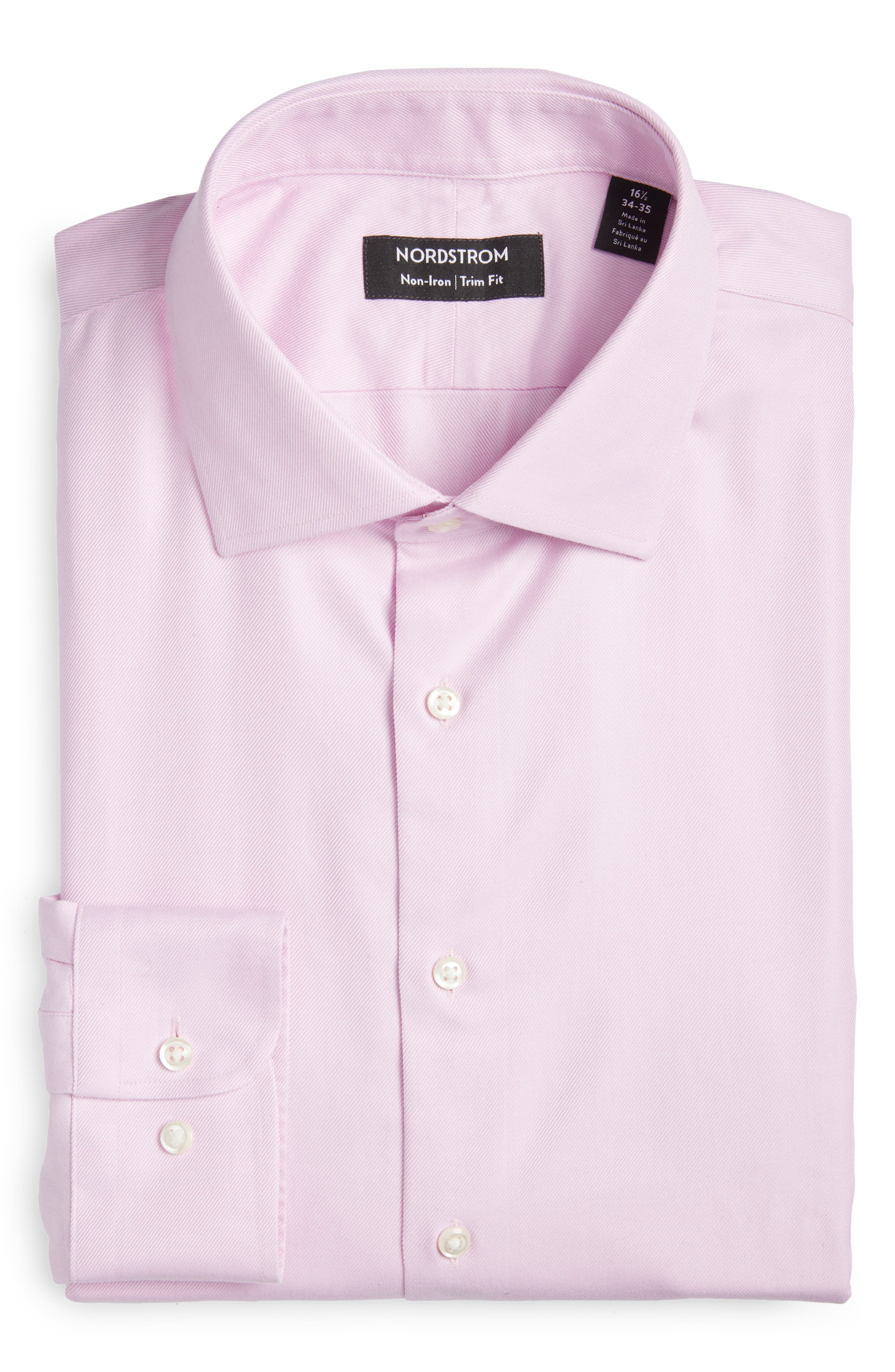 Nordstrom Trim Fit Non-Iron Dress Shirt 