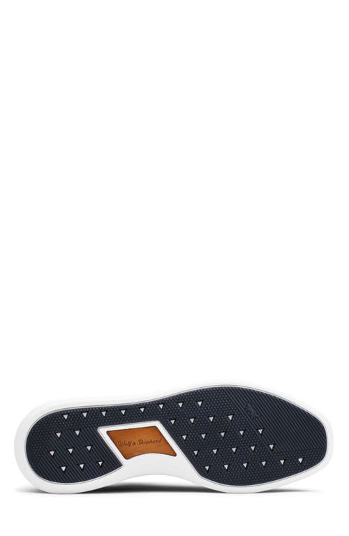 Wolf & Shepherd Men's Supremeknit Low Top Sneakers In Navy/white