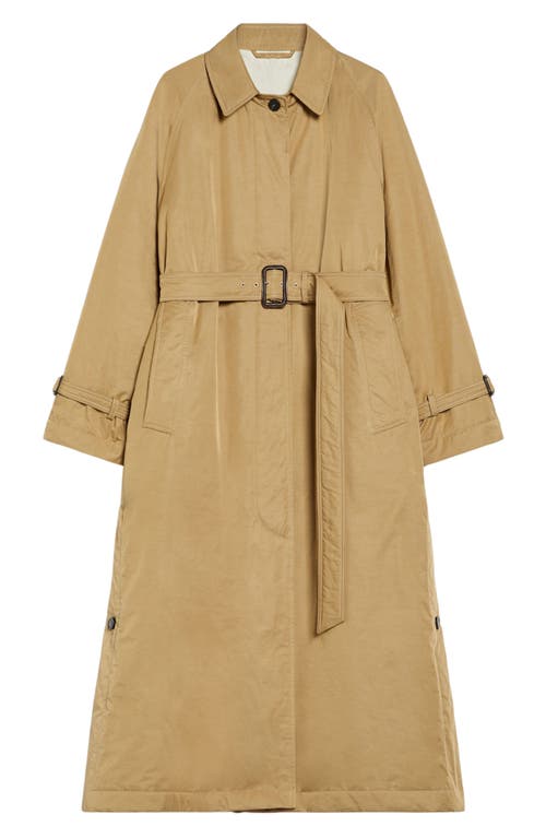 Shop Max Mara Weekend  Trafoi Reversible Water Repellent Trench Coat In Beige