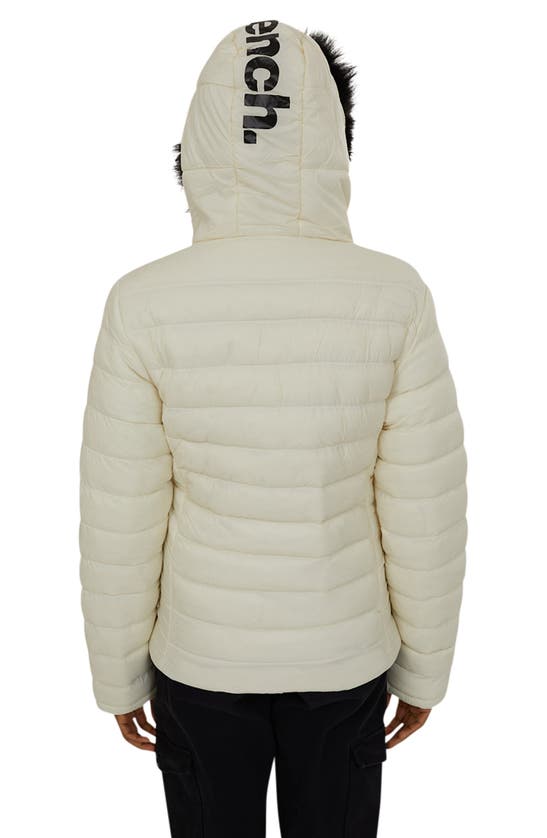 Bench Ludlow Puffer Jacket In White ModeSens