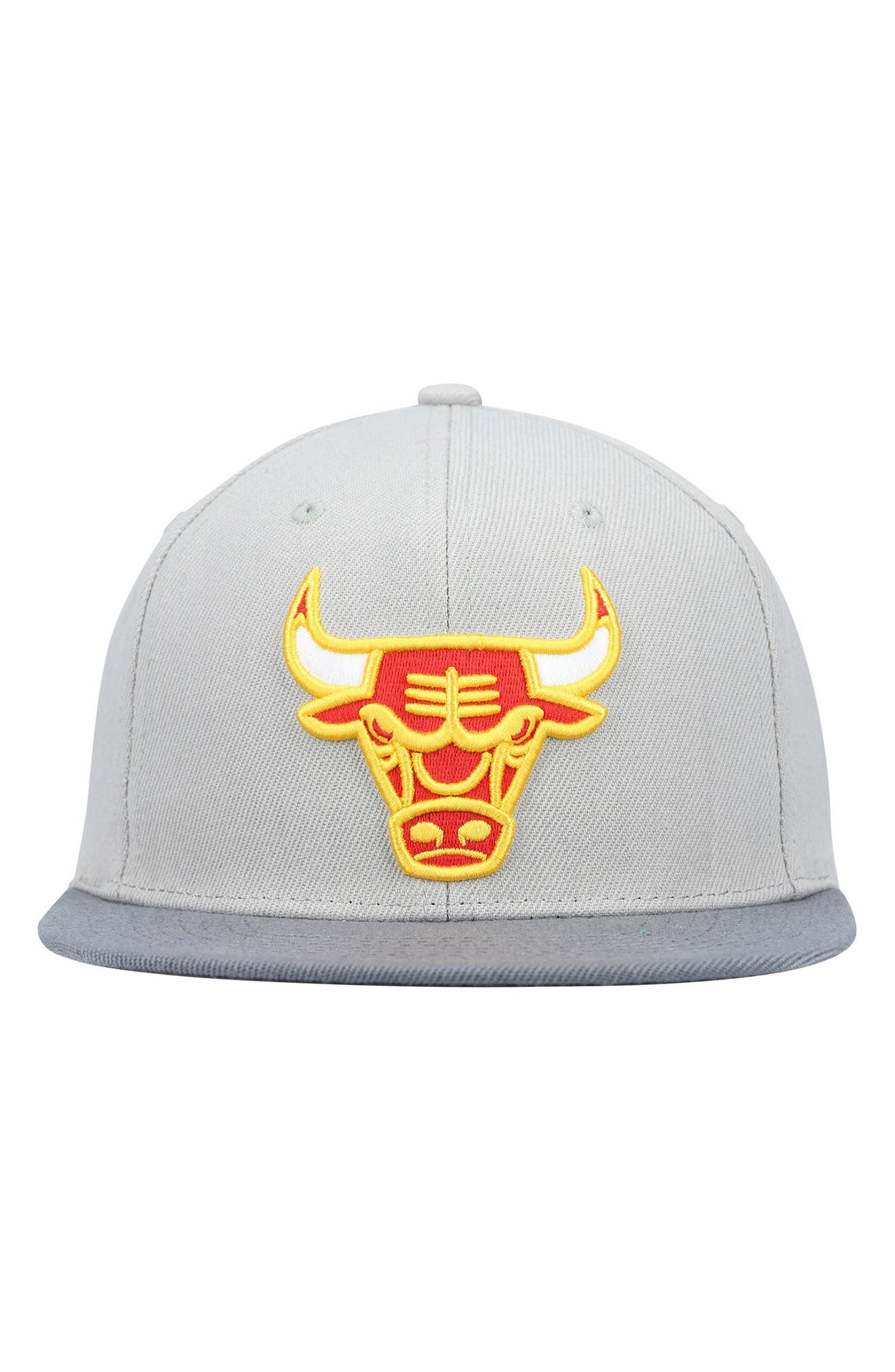 cool grey bulls hat