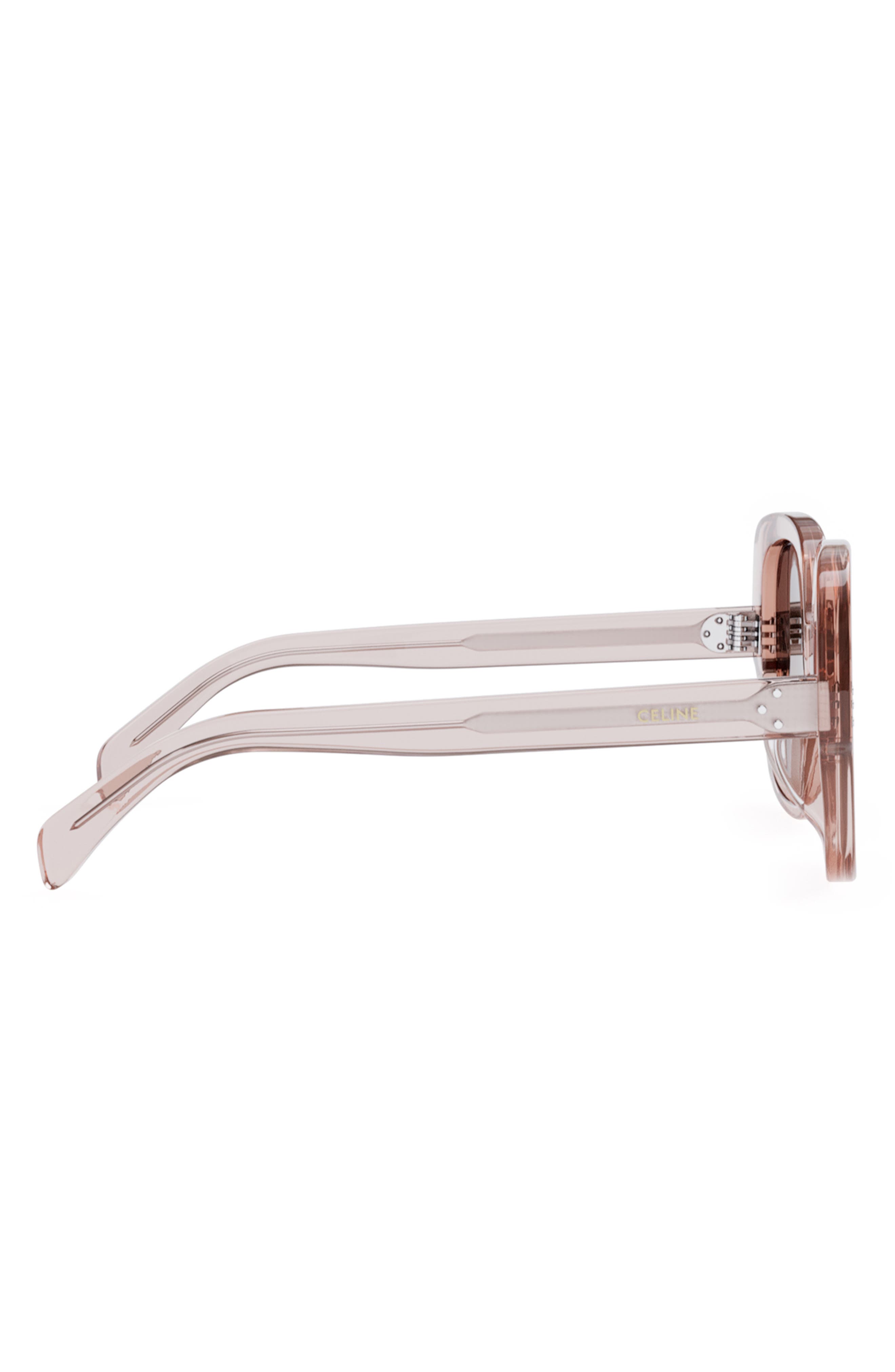 CELINE Bold 3 Dots 55mm Gradient Square Sunglasses Nordstrom