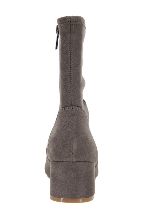 Reaction Kenneth Cole Raleigh Block Heel Bootie In Concrete Micro