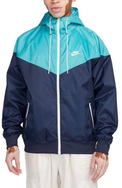 Nike Sportswear Windrunner Jacket In Midnight Navy/dusty Cactus