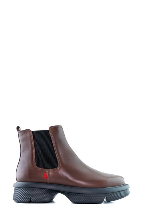 Marc Joseph New York Olympia Blvd Chelsea Boot In Dark Walnut Napa
