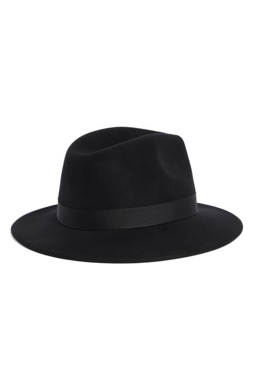 Hickey Freeman Wool Felt Fedora In Black