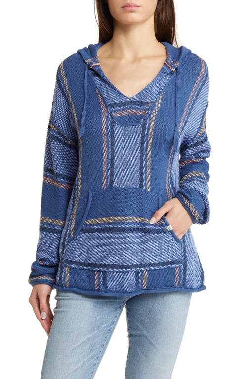 Rip Curl Trails Hoodie Mid Blue at Nordstrom,