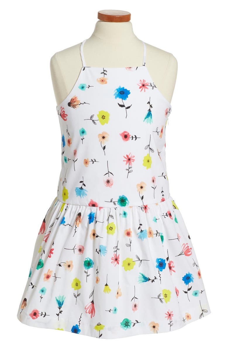 Milly Minis Floral Print Sleeveless Dress (Big Girls) | Nordstrom