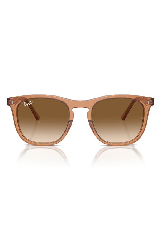 Ray Ban 53mm Square Sunglasses In Transparent