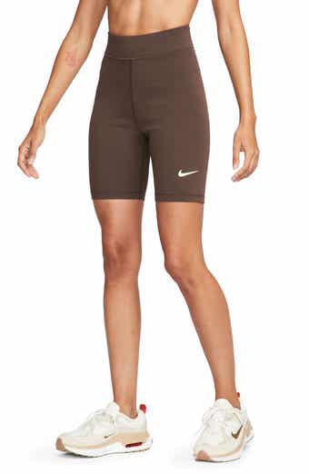 Nike Sportswear Essential Mid Rise Womens Bike Shorts - Black/White