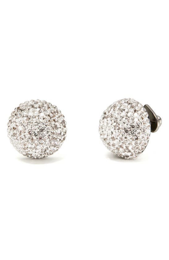 Kate Spade Brilliant Statement Stud Earrings In Silver