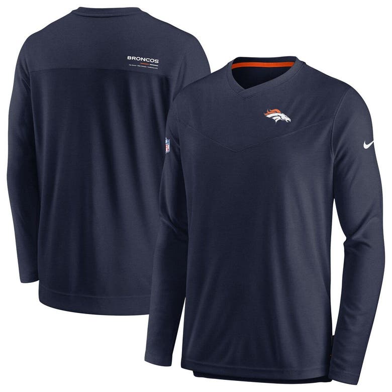 Nike Dri-FIT Lockup Coach UV (NFL Denver Broncos) Men's Long-Sleeve Top