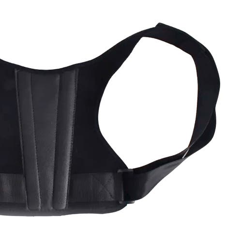 Pursonic Posture Corrector With Back Support In Black