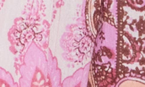 Shop Angie Print Sleeveless Minidress In Pink