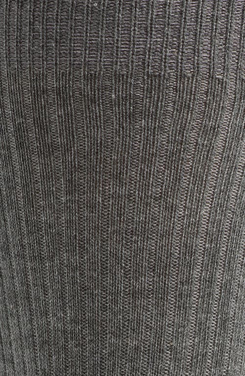 Nordstrom Modern Rib Crew Socks In Grey Heather