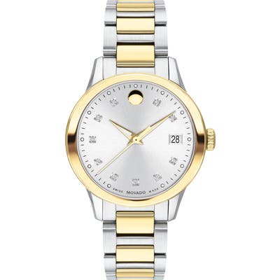 Movado Apria Diamond Bracelet Watch, 32Mm