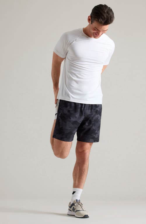 Shop Rhone Pursuit 7-inch Unlined Training Shorts In Black Camo Print