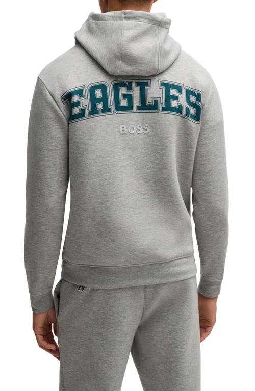 Shop Hugo Boss Boss <br>x Nfl Woodson Graphic Hoodie<br><br> In Philadelphia Eagles