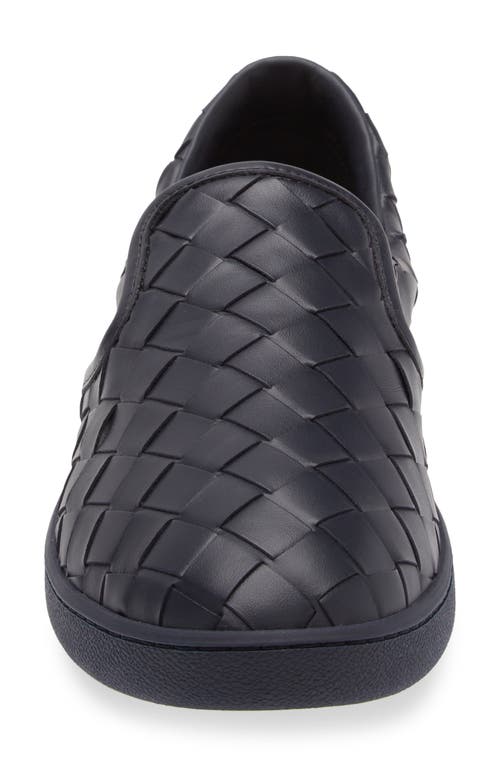 Bottega Veneta Sawyer Braided Slip On Sneakers Shoes In Space