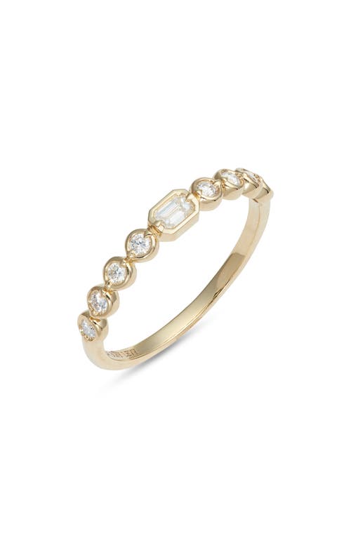 Bony Levy Monaco Mixed Diamond Stackable Ring 18Ky Yellow Gold at Nordstrom,