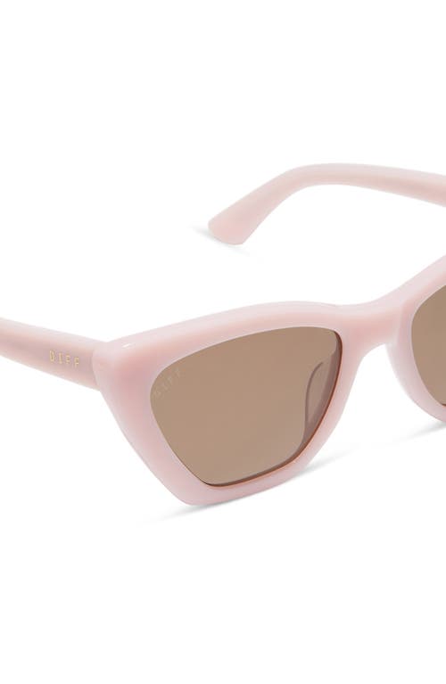 Shop Diff Camila 56mm Gradient Square Sunglasses In Brown/pink