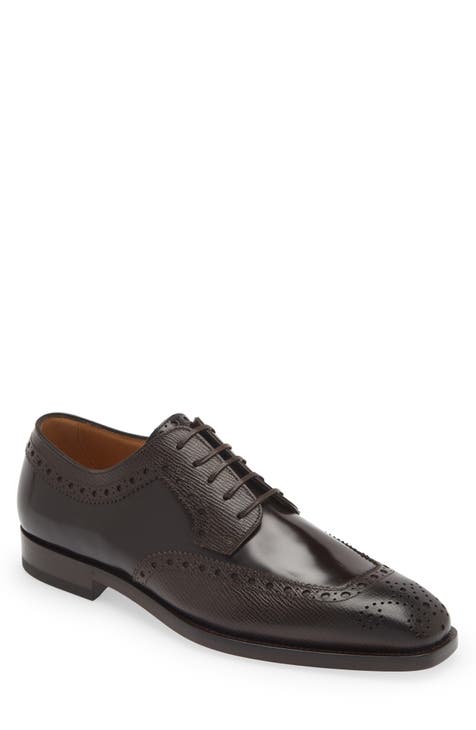 Men's Tramezza Two-Tone Brogue Leather Oxford Shoes