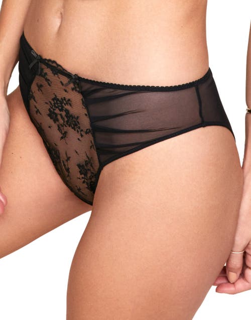 Shop Adore Me Avara High Cut Panties In Black