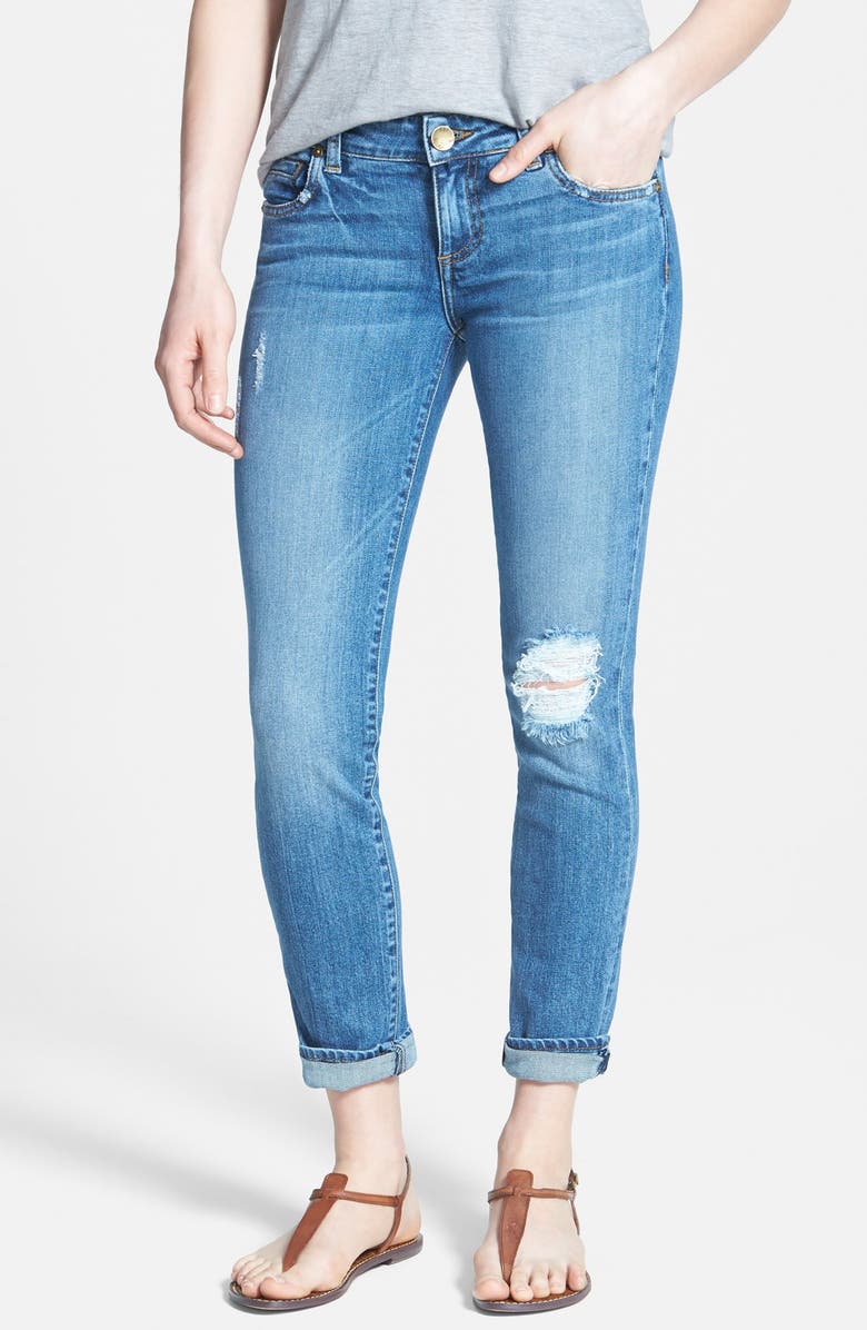KUT from the Kloth 'Catherine' Distressed Stretch Boyfriend Jeans ...