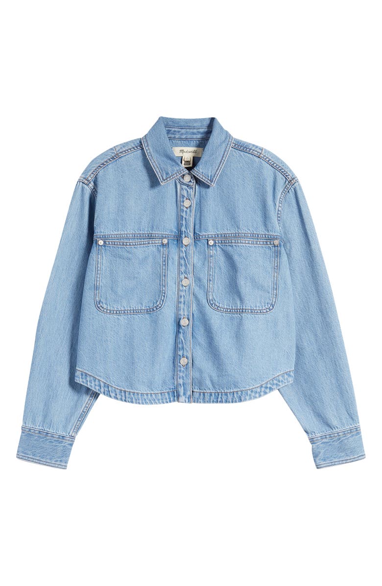 Madewell Denim Crop Shirt | Nordstrom