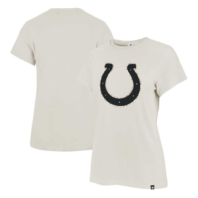 Shop 47 ' Cream Indianapolis Colts Panthera Frankie T-shirt