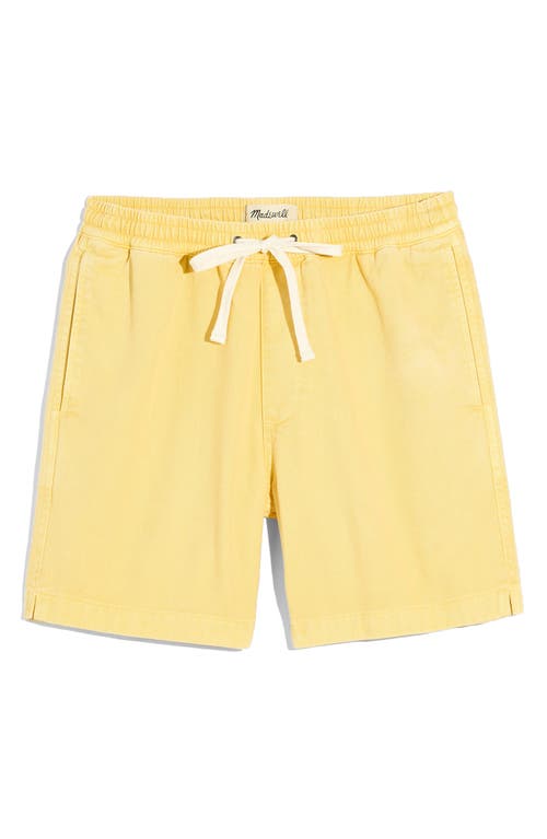 Madewell Men's Cotton Everywhere Shorts in Chamomile