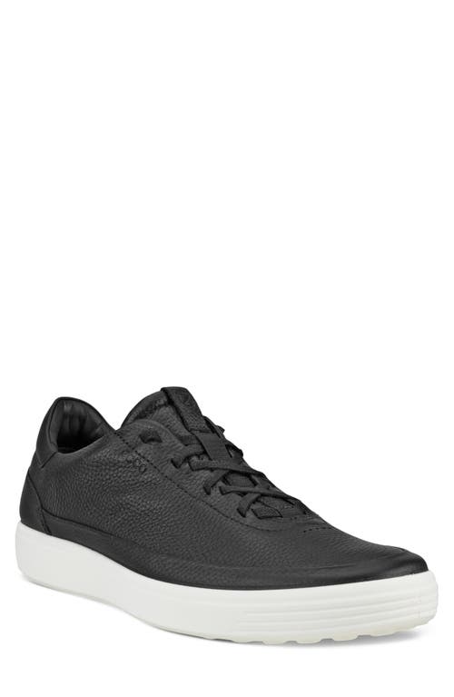 ECCO Soft 7 Sneaker in Black/Black