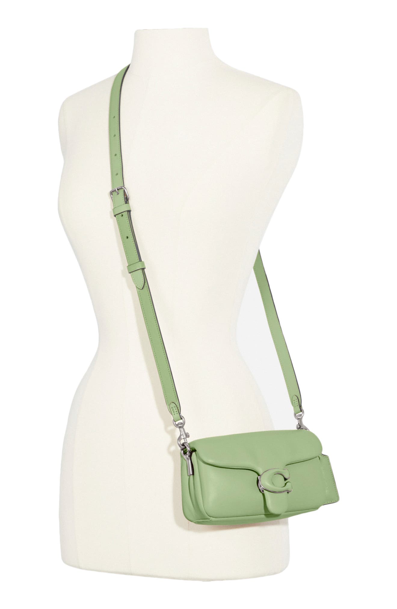 coach turnlock shoulder bag in colorblock