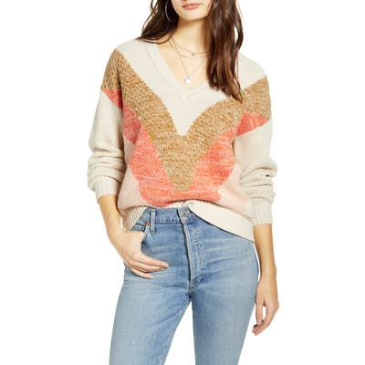 Vero Moda Chevron Sweater, Beige