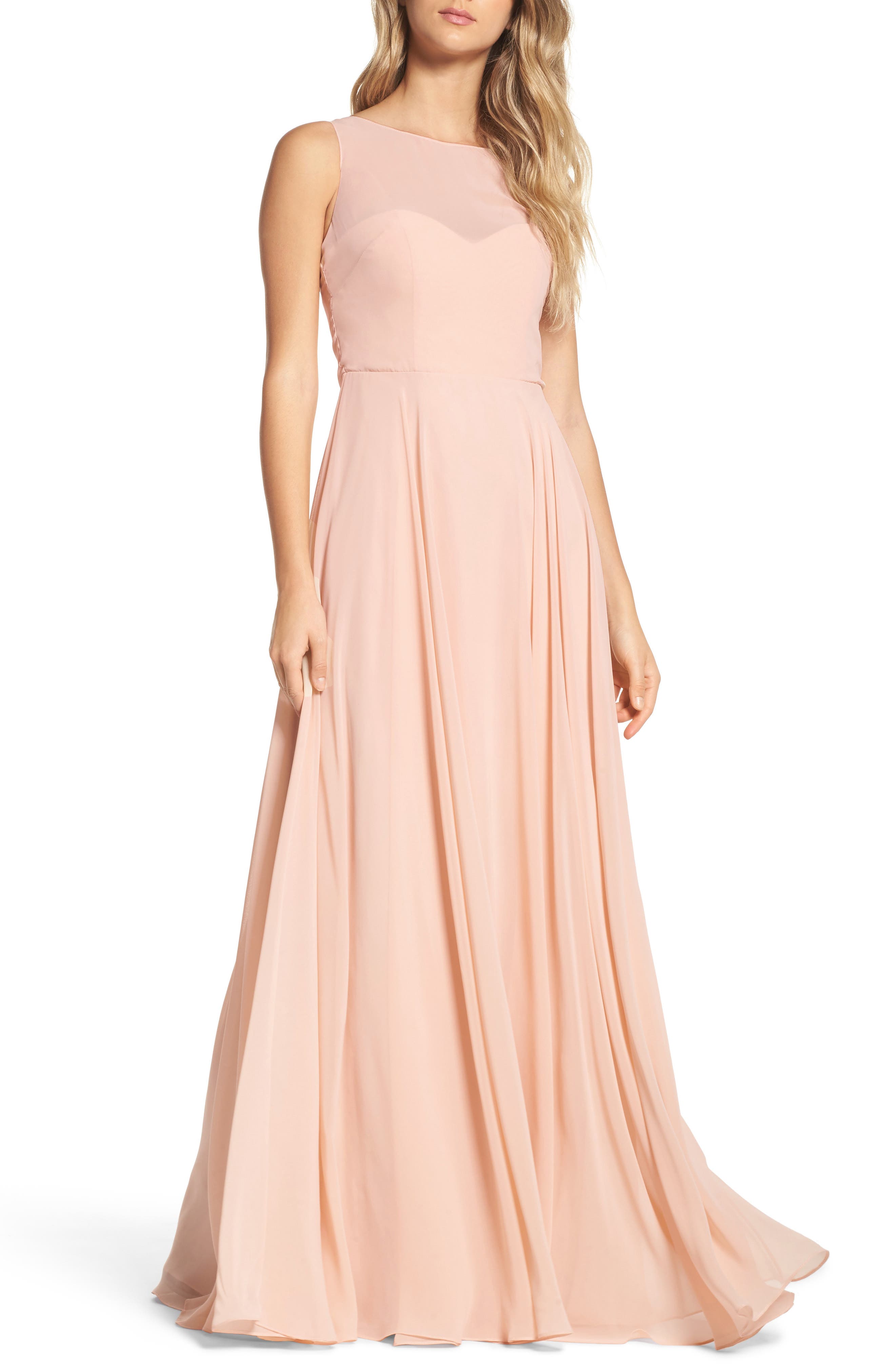 jenny yoo elizabeth chiffon gown