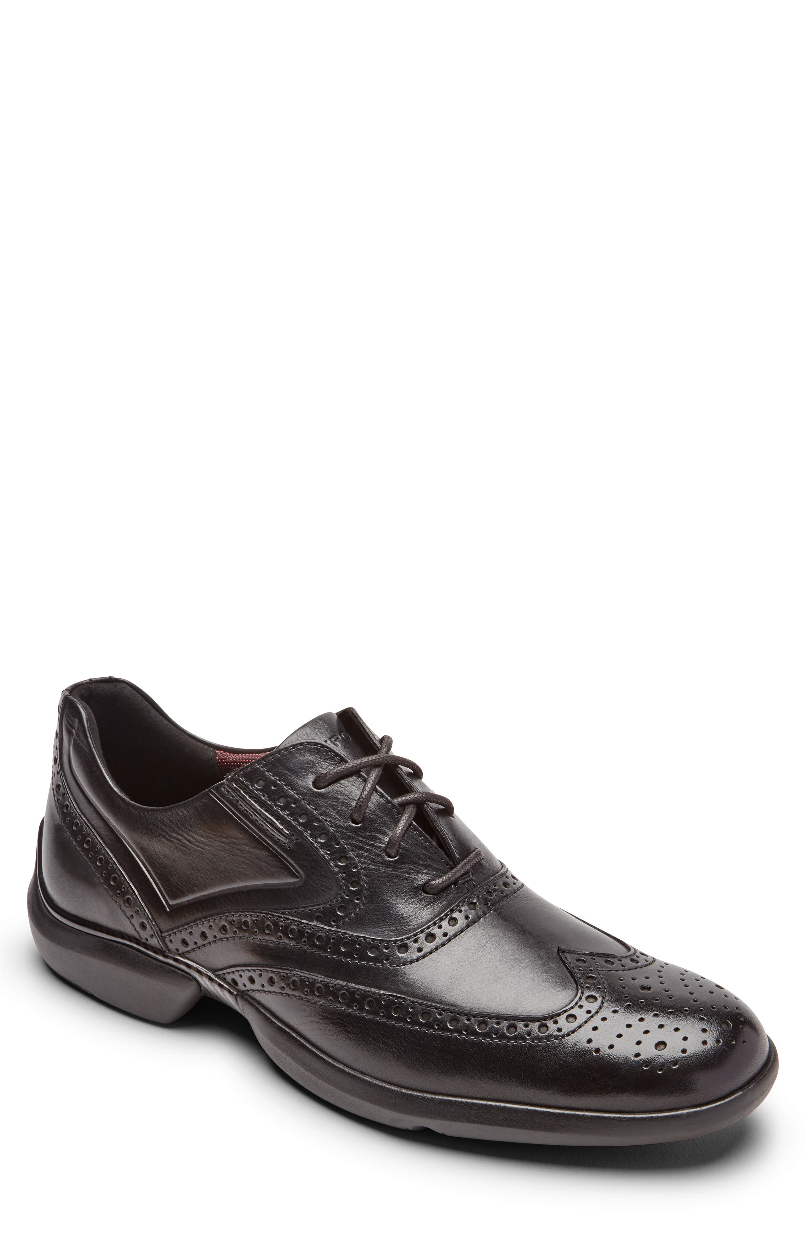 Rockport Total Motion Advance Wingtip Oxford In Black