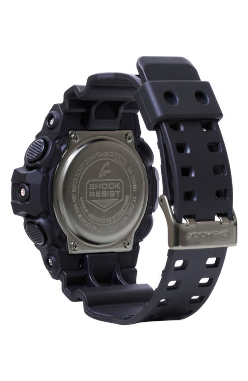 G-shock Men's Black Resin Watch, 53.4mm, Ga700wd-1a In Black