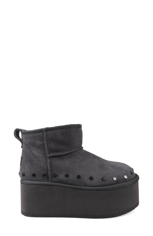 CANDIES CANDIE'S SHYE FAUX FUR PLATFORM BOOTIE