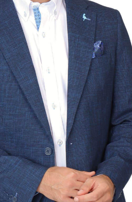 Tailorbyrd Broken Check Sport Coat In Navy