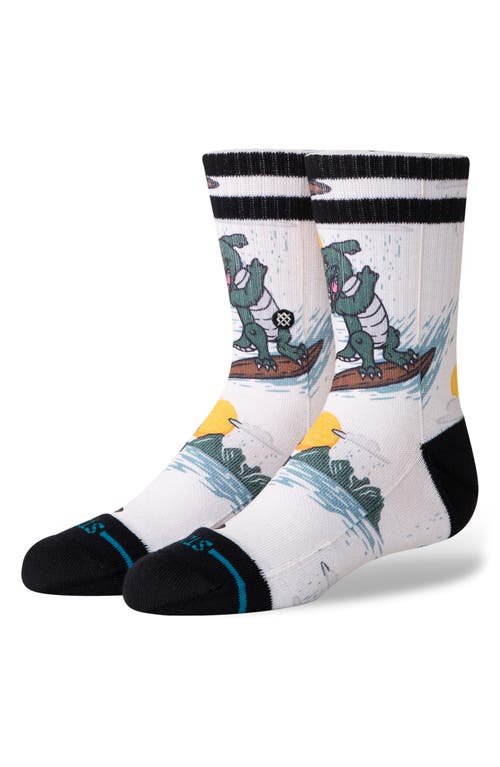 Stance Kids' Party Wave Crew Socks Offwhite at Nordstrom,