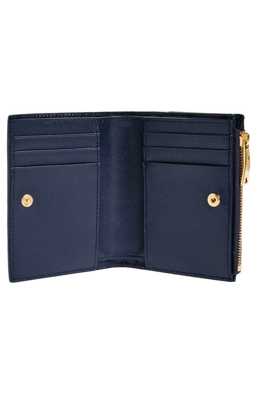 BOTTEGA VENETA BOTTEGA VENETA SMALL INTRECCIATO BIFOLD ZIP WALLET 