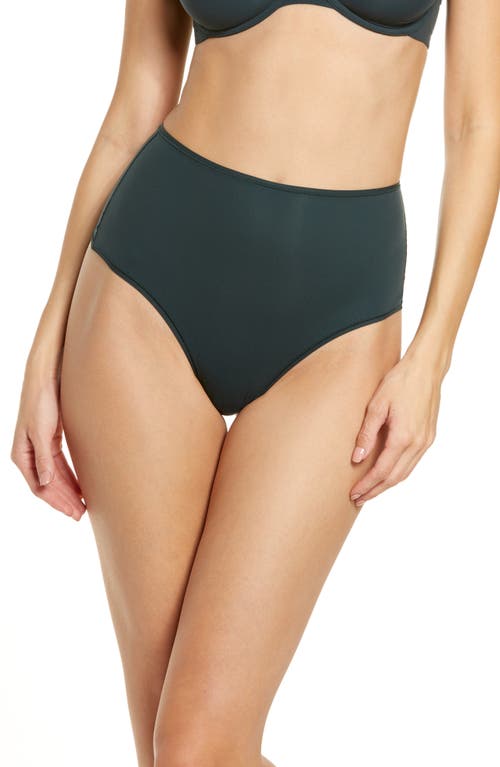 SKIMS Fits Everybody High Waist Thong in Cypress
