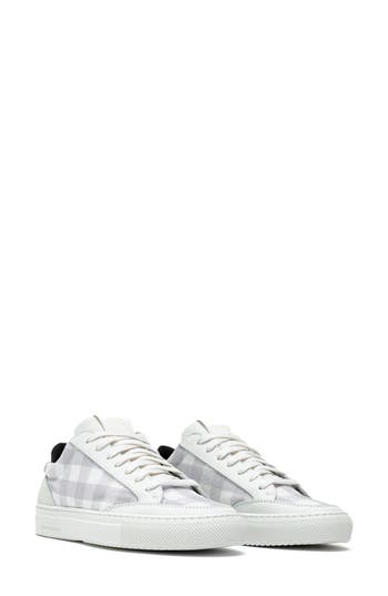 Shop P448 Soho Sneaker In White/tartan