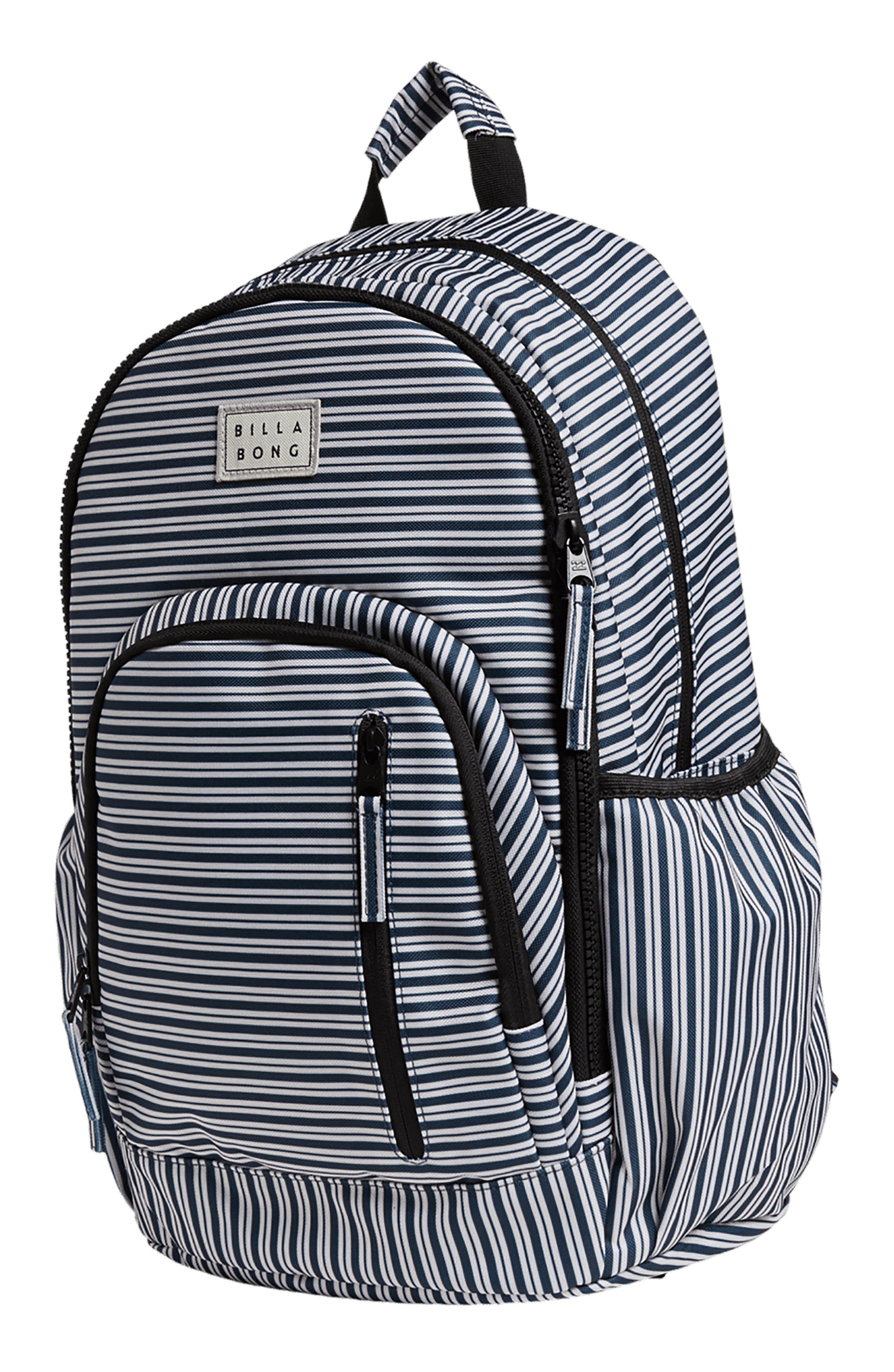 billabong striped backpack