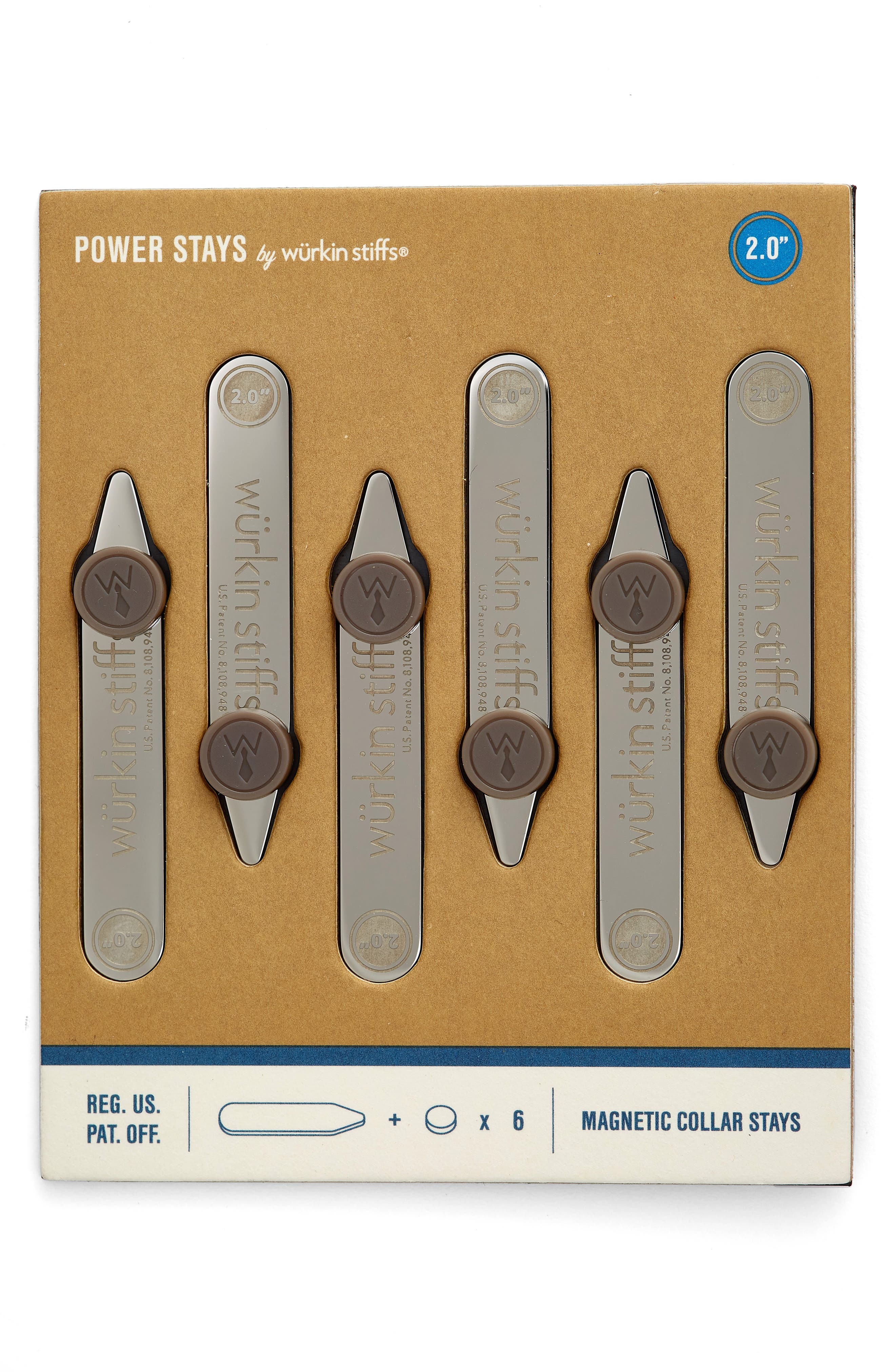 Wurkin Stiffs 3-Pair Power Stays Magnetic Collar Stays Wurkin Stiffs 3-Pair Power Stays Magnetic Collar Stays