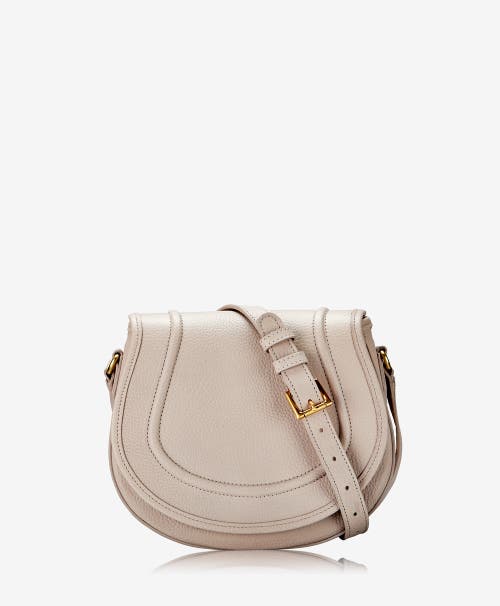 Shop Gigi New York Jenni Saddle Bag In Beechwood